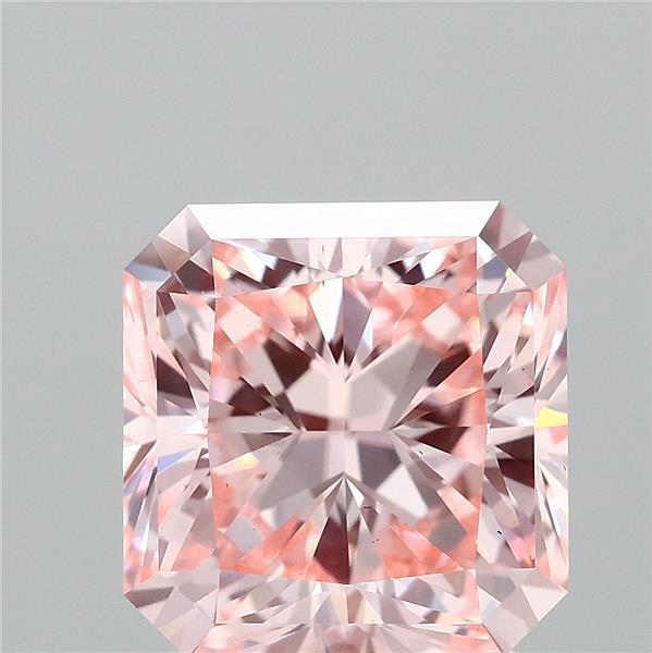 2.00 Ct. Fancy Intense Pink Radiant Lab Grown Diamond