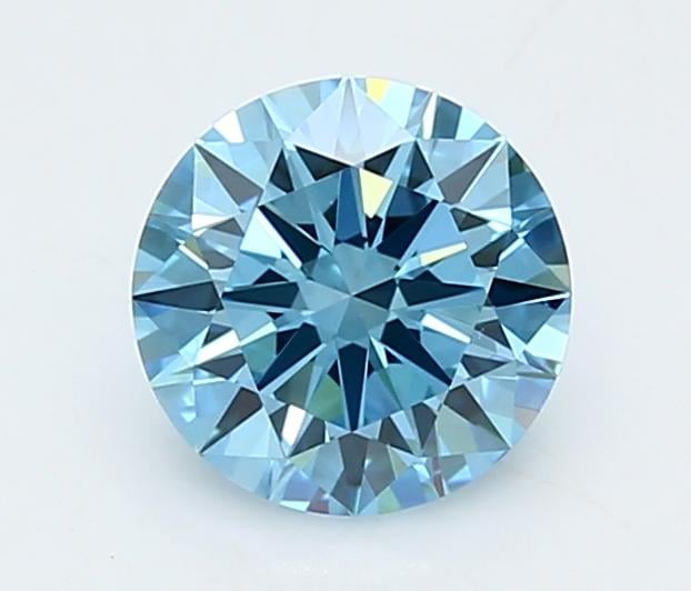 1.5 Ct. Fancy Vivid  Blue Round Lab Grown Diamond