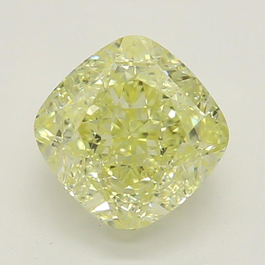 0.71 Ct. Fancy Yellow Cushion Diamond