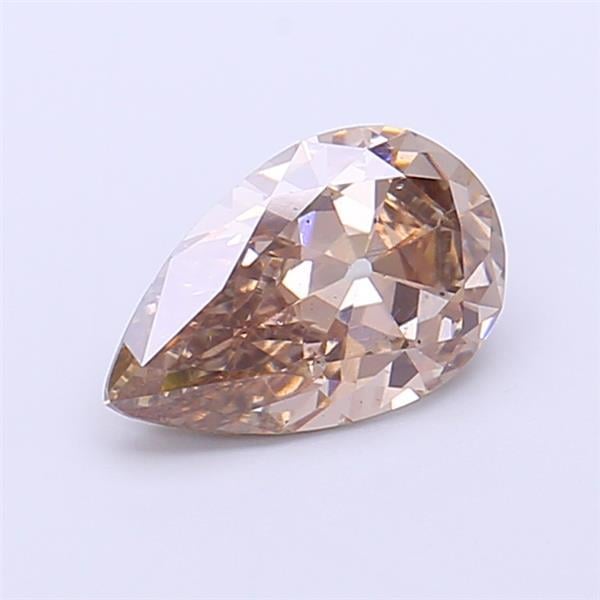 1.11 Ct. Light Brown Pear Lab Grown Diamond