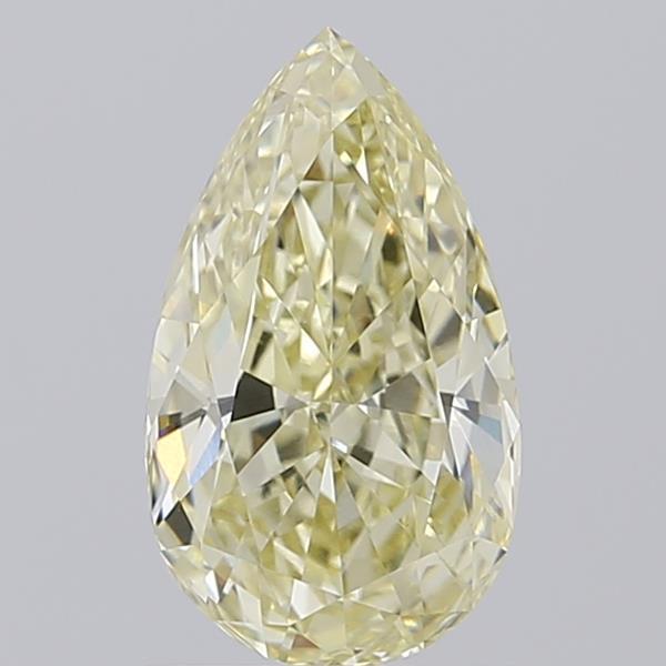 1.58 Ct. Fancy Yellow Pear Lab Grown Diamond