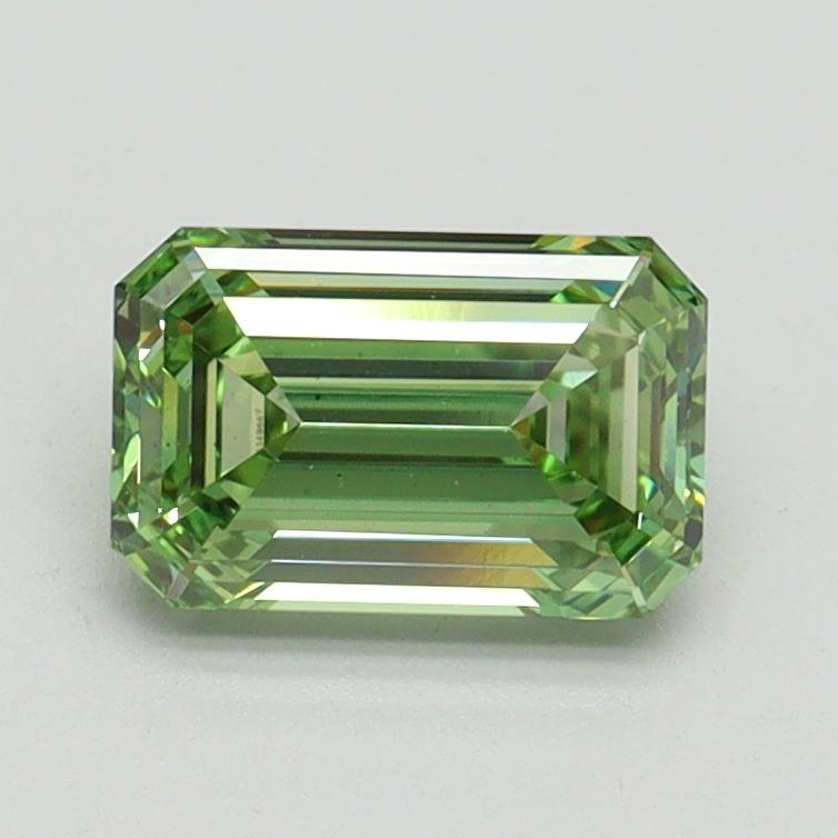 1.08 Ct. Fancy Vivid Green Emerald Lab Grown Diamond
