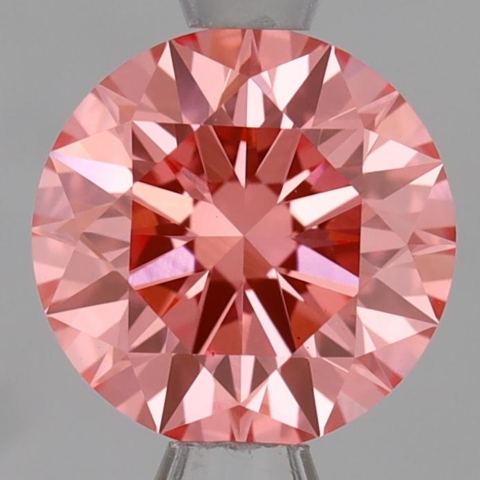 1.07 Ct. Fancy Vivid Pink Round Lab Grown Diamond