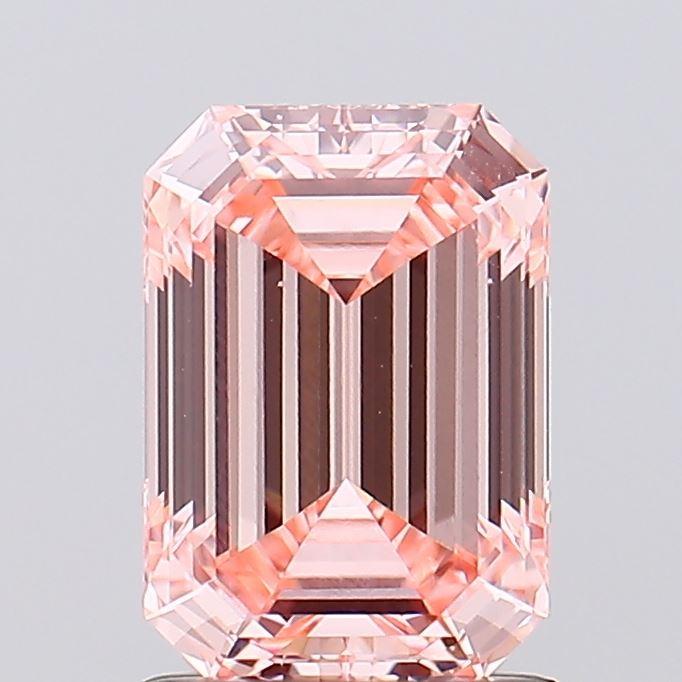 1.25 Ct. Fancy Intense Pink Emerald Lab Grown Diamond