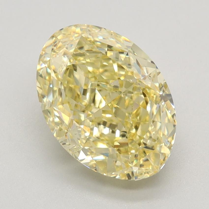 2.32 Ct. Fancy Intense Yellow Oval Lab Grown Diamond