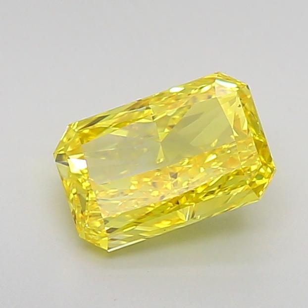 1.01 Ct. Fancy Vivid Yellow Radiant Lab Grown Diamond