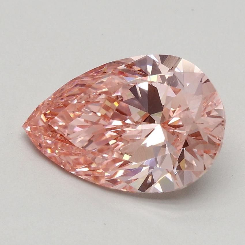 1.70 Ct. Fancy Intense Pink Pear Lab Grown Diamond