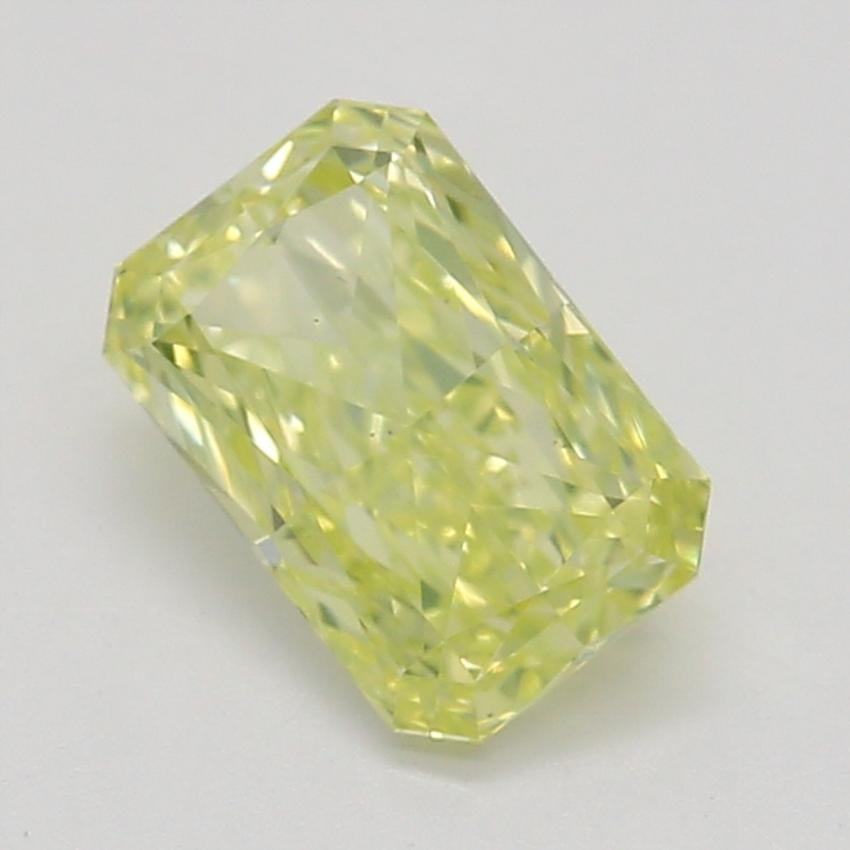 0.50 Ct. Fancy Greenish Yellow Radiant Diamond
