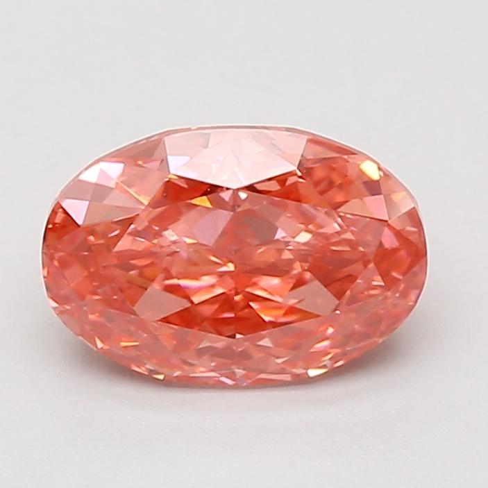 2.09 Ct. Fancy Vivid Pink Oval Lab Grown Diamond