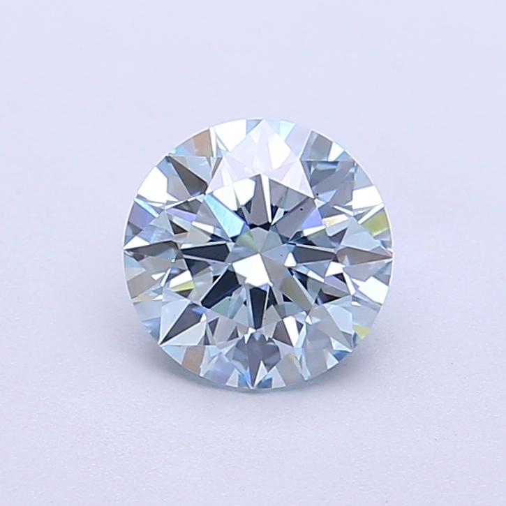 1.09 Ct. Fancy Vivid Blue Round Lab Grown Diamond