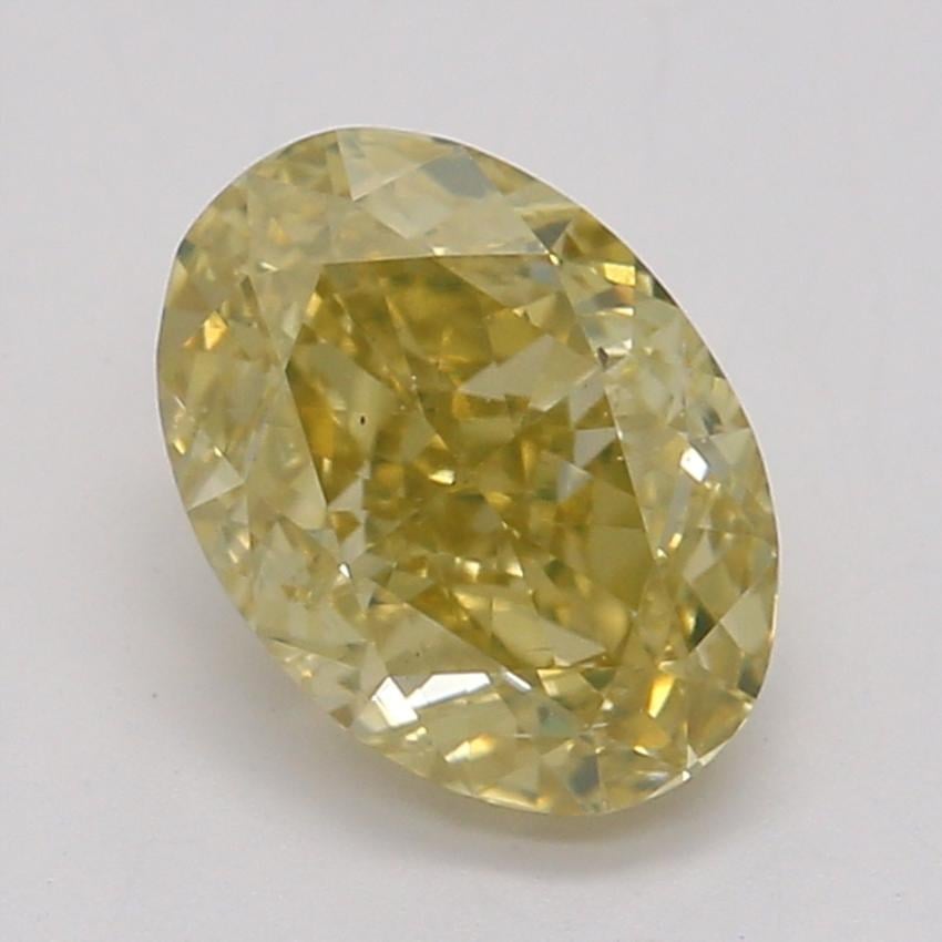 0.75 Ct. Fancy Brownish Orangy Yellow Oval Diamond