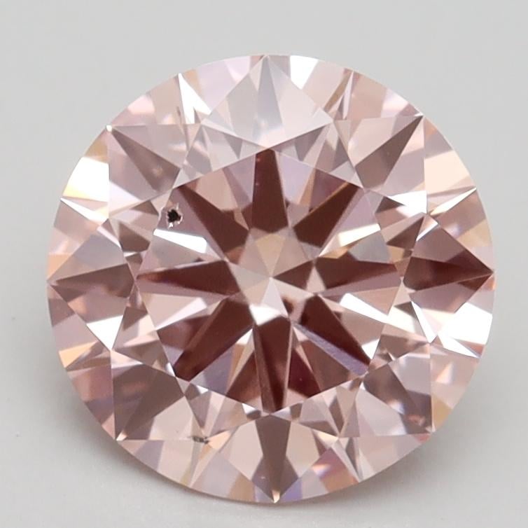 2.20 Ct. Fancy Intense Pink Round Lab Grown Diamond