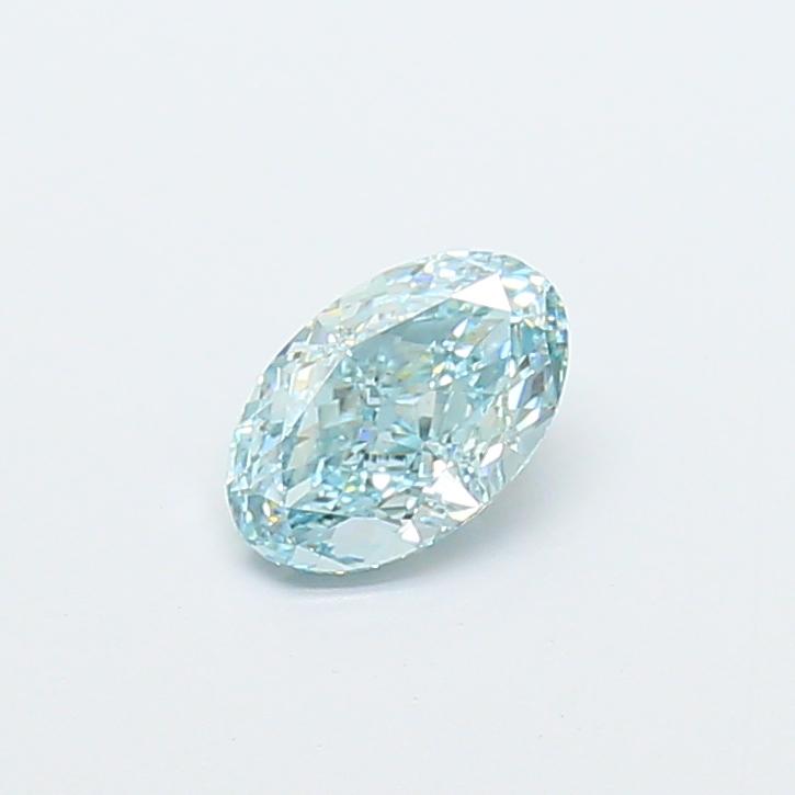 1.05 Ct. Fancy Intense  Blue Oval Lab Grown Diamond