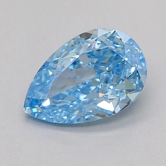 0.51 Ct. Fancy Vivid  Blue Pear Lab Grown Diamond