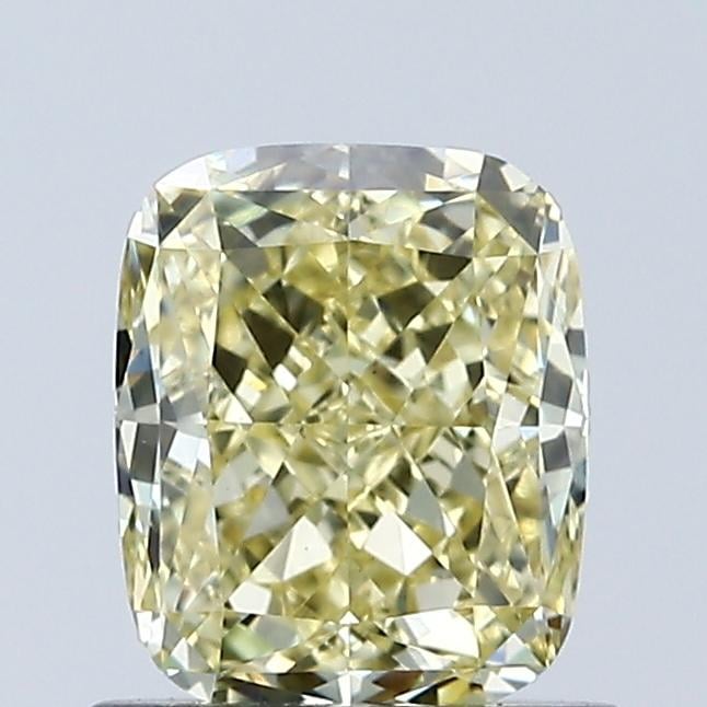 1.02 Ct. Fancy Intense Yellow Cushion Lab Grown Diamond
