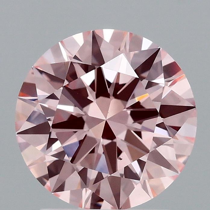 2.03 Ct. Fancy Vivid Pink Round Lab Grown Diamond