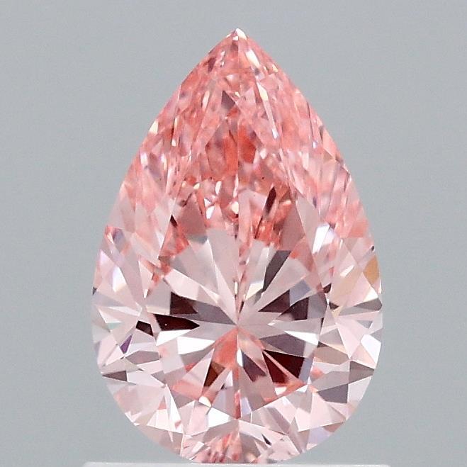 1.01 Ct. Fancy Vivid Pink Pear Lab Grown Diamond