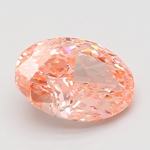 1.57 Ct. Fancy Vivid Pink Oval Lab Grown Diamond