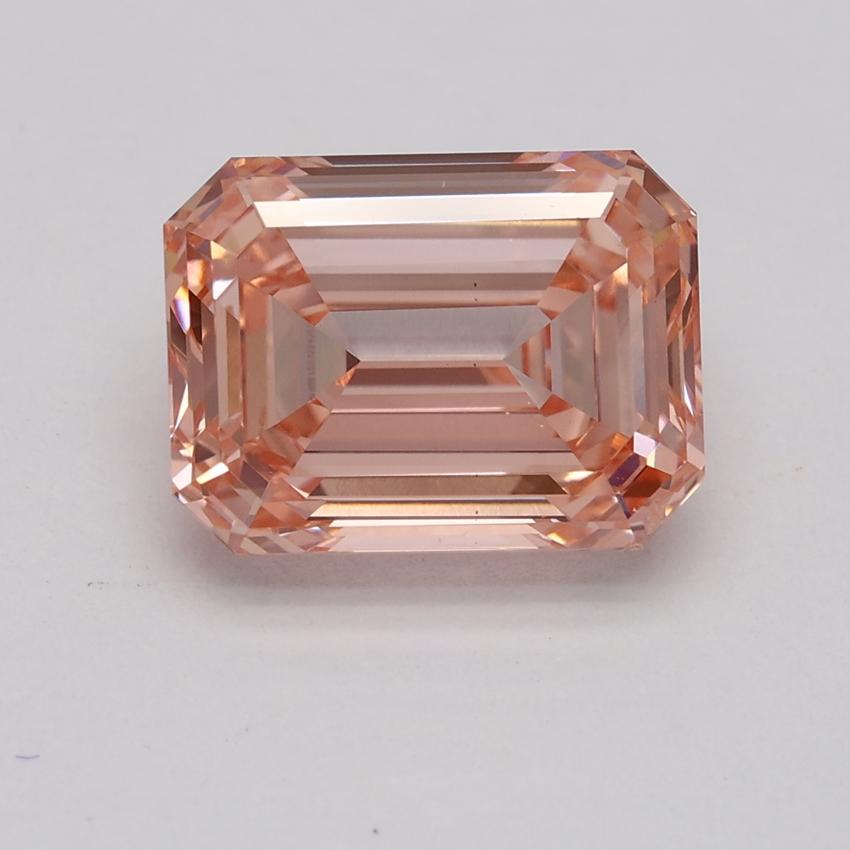 3.00 Ct. Fancy Intense Pink Emerald Lab Grown Diamond