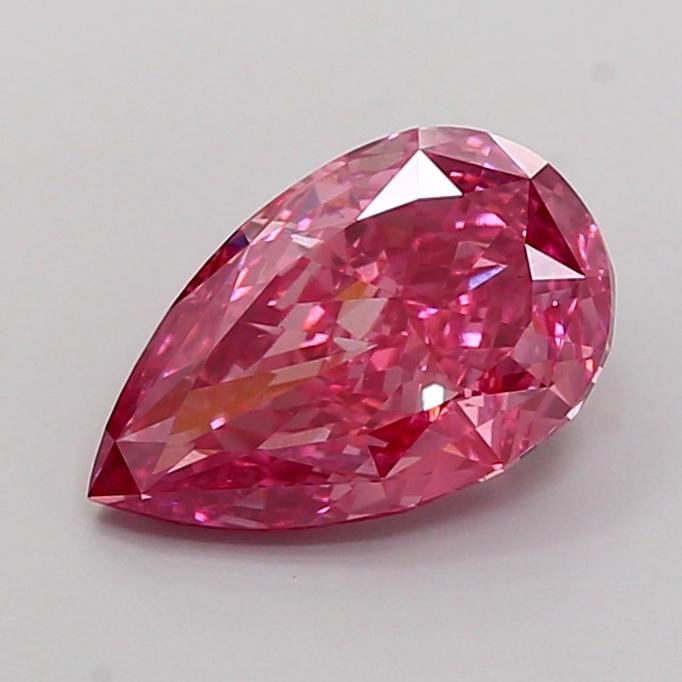 2.00 Ct. Fancy Yellow Pear Lab Grown Diamond