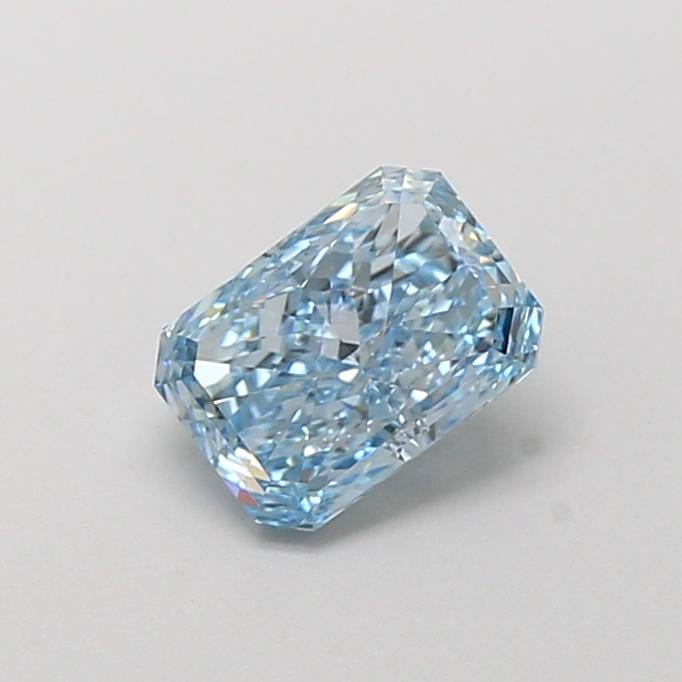 1.07 Ct. Fancy Vivid  Blue Radiant Lab Grown Diamond
