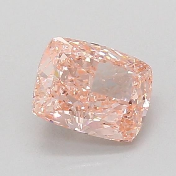 1.04 Ct. Fancy Vivid Pink Cushion Lab Grown Diamond