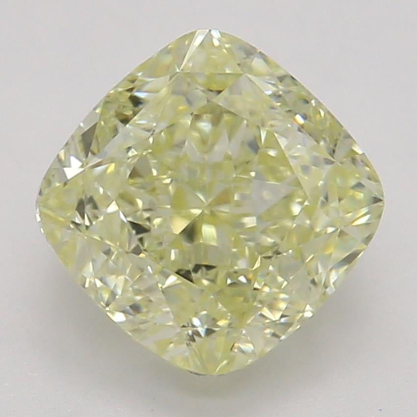 1.00 Ct. Fancy Light Yellow Cushion Diamond