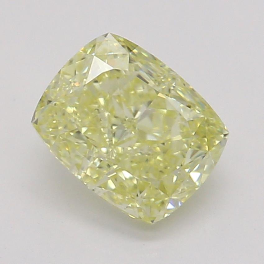 0.54 Ct. Fancy Yellow Cushion Diamond