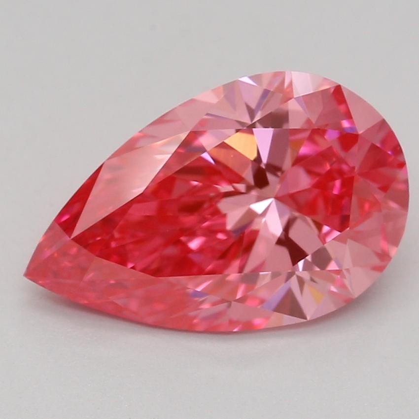 1.54 Ct. Fancy Vivid Pink Pear Lab Grown Diamond