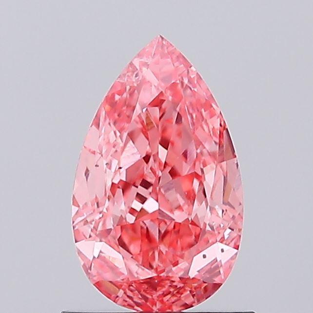 1.05 Ct. Fancy Vivid Pink Pear Lab Grown Diamond