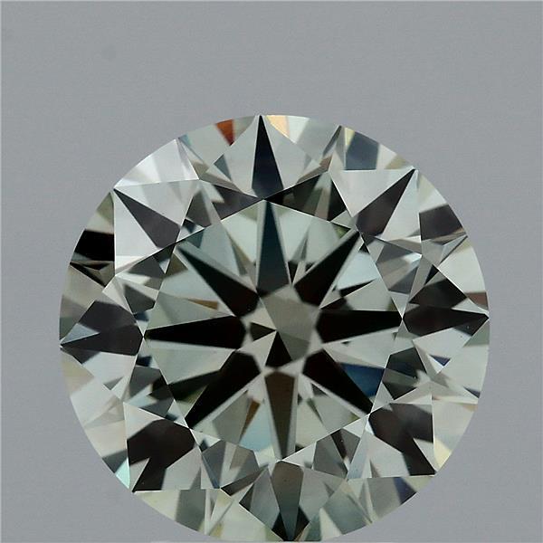 4.10 Ct. Fancy Green Round Lab Grown Diamond