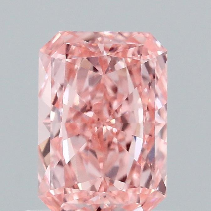 0.73 Ct. Fancy Vivid Pink Radiant Lab Grown Diamond