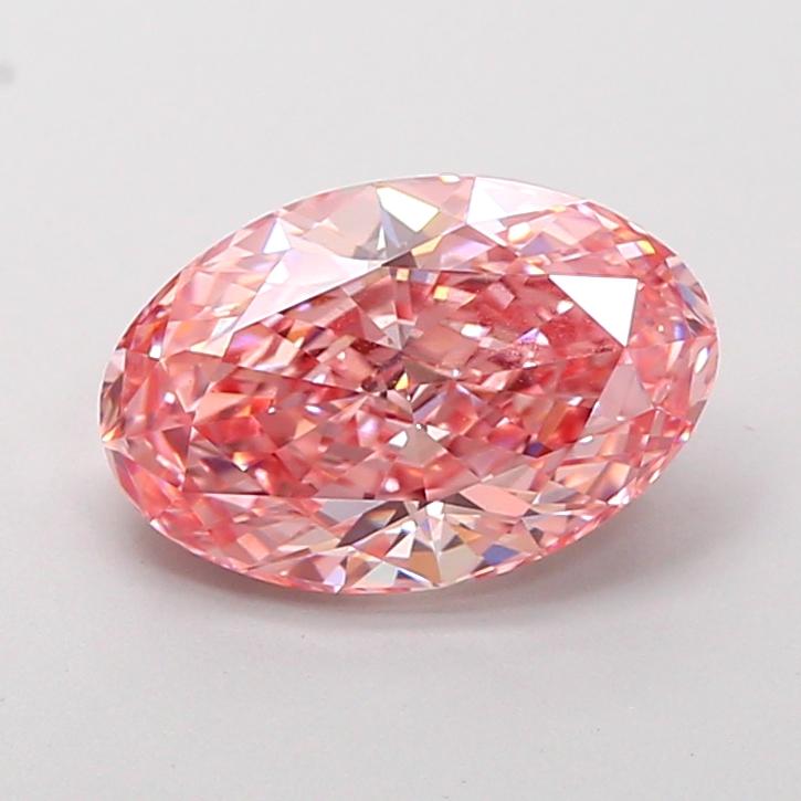 2.02 Ct. Fancy Vivid Pink Oval Lab Grown Diamond