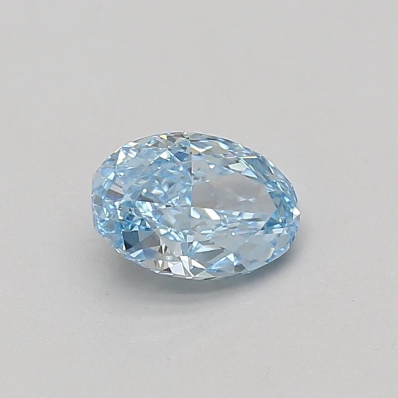 1.09 Ct. Fancy Vivid Blue Oval Lab Grown Diamond