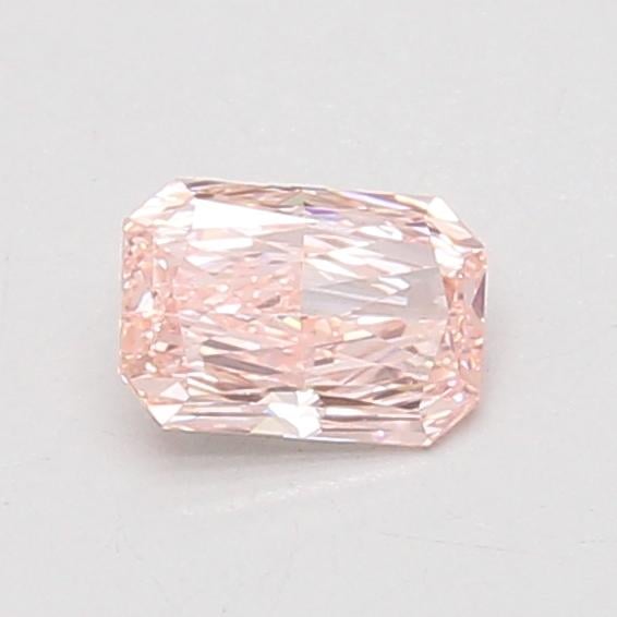0.53 Ct. Fancy Vivid Pink Radiant Lab Grown Diamond