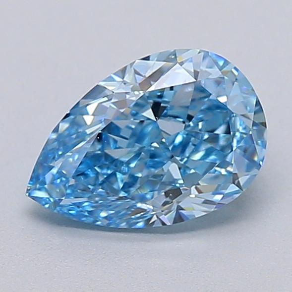 1.00 Ct. Fancy Vivid  Blue Pear Lab Grown Diamond