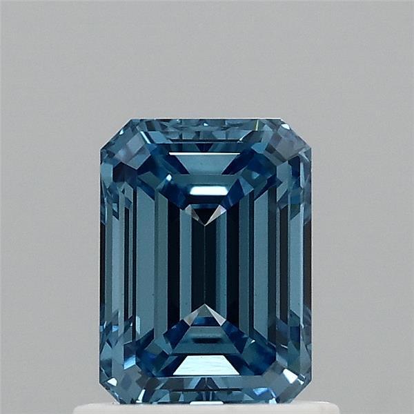 1.00 Ct. Fancy Vivid Blue Emerald Lab Grown Diamond