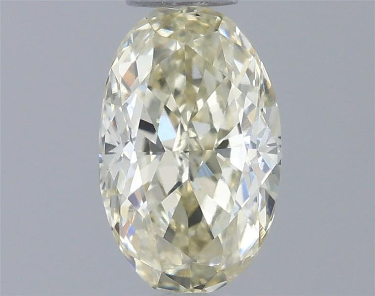 0.57 Ct. Fancy Light Yellow Oval Lab Grown Diamond