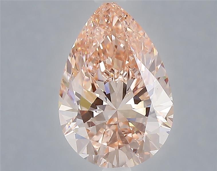 2.50 Ct. Fancy Vivid Pink Pear Lab Grown Diamond