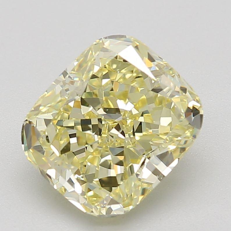 2.03 Ct. Fancy Yellow Cushion Diamond