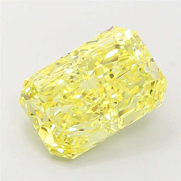 2.02 Ct. Fancy Vivid Yellow Radiant Lab Grown Diamond