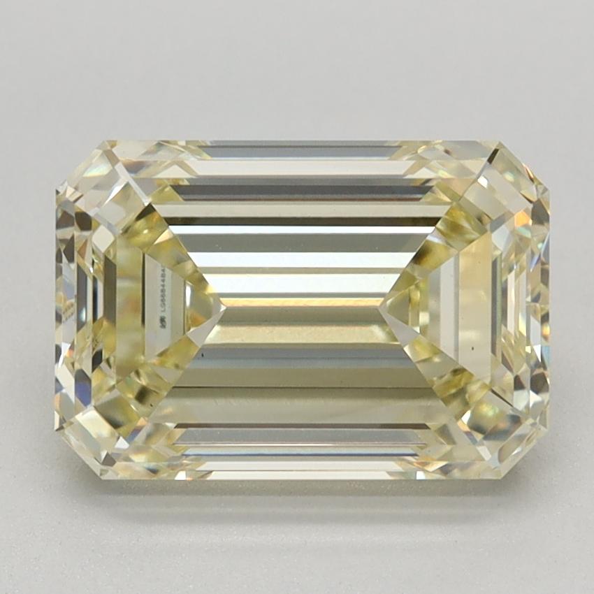 2.25 Ct. Fancy Light Yellow Emerald Lab Grown Diamond