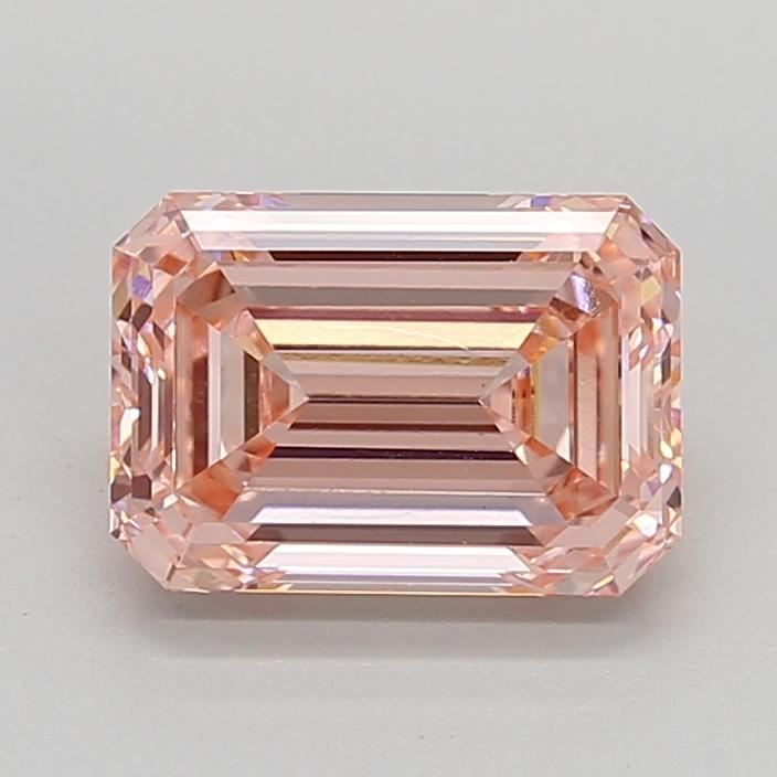 3.00 Ct. Fancy Intense  Pink Emerald Lab Grown Diamond
