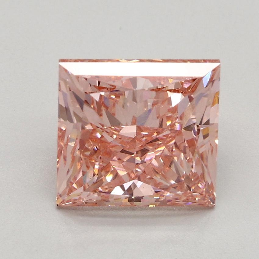 2.30 Ct. Fancy Intense Pink Princess Lab Grown Diamond