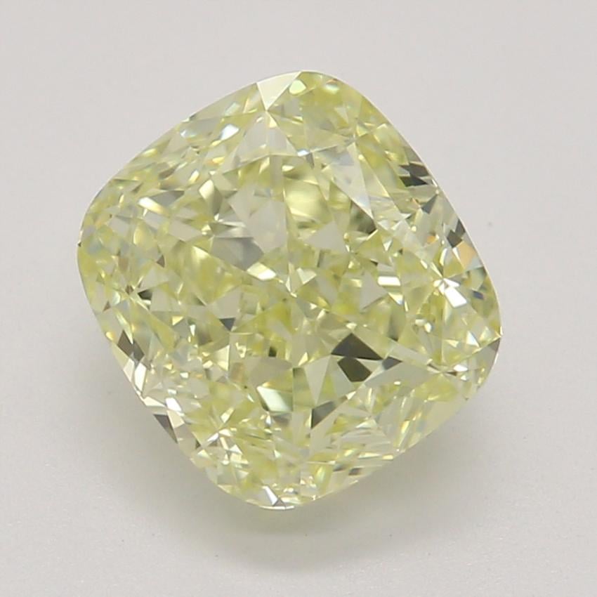 1.26 Ct. Fancy Light Yellow Cushion Diamond