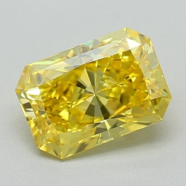 0.50 Ct. Fancy Vivid  Yellow Radiant Lab Grown Diamond