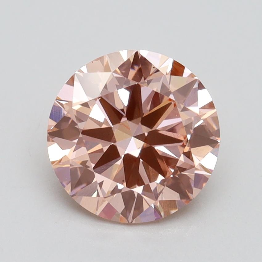 1.80 Ct. Fancy Intense Pink Round Lab Grown Diamond