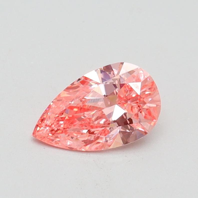 0.50 Ct. Fancy Vivid Pink Pear Lab Grown Diamond