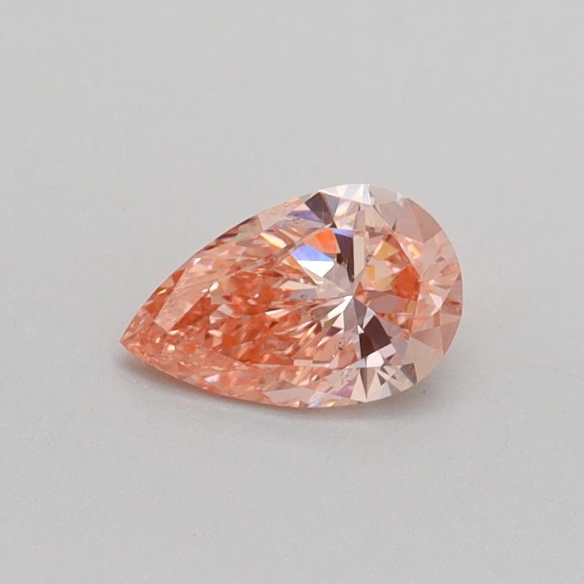 0.50 Ct. Fancy Intense Pink Pear Lab Grown Diamond