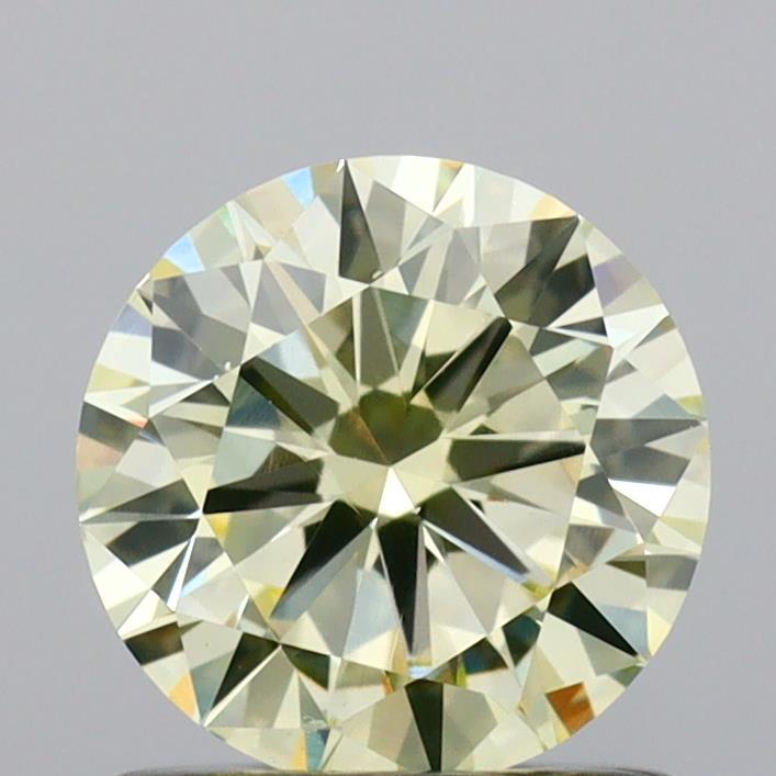 0.85 Ct. Fancy Light Yellow Round Lab Grown Diamond